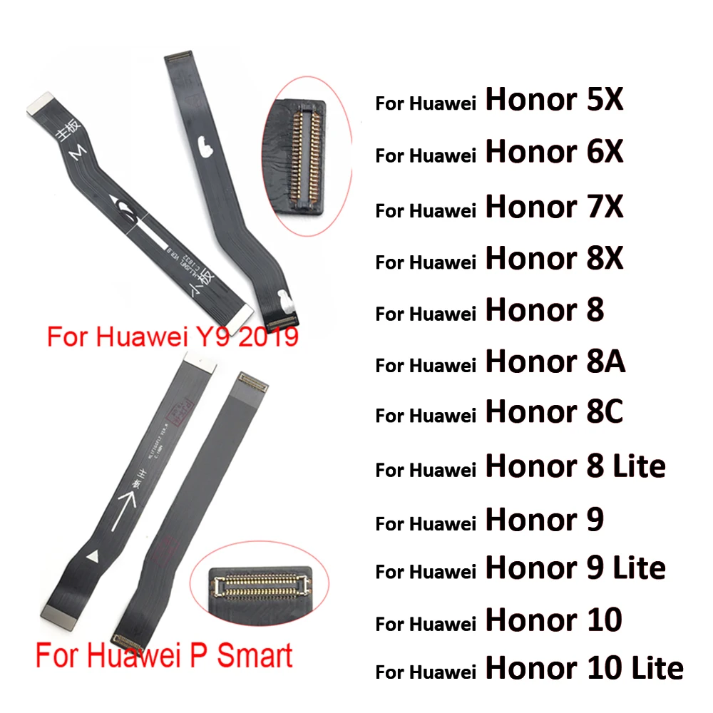 Гибкий кабель для Huawei Honor 8 9 10 Lite 5C 5X 6X 7X 8X MAX 8A 8C P Smart Y7 2017 Y9 2019|Шлейфы мобильных