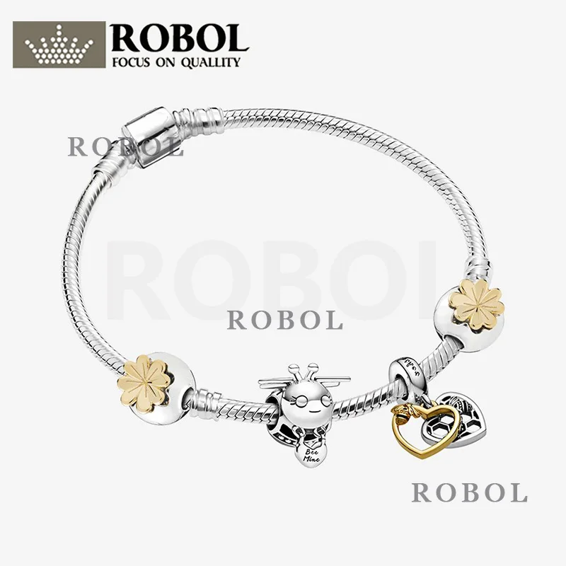 

Original High-quality Boutique 925 Sterling Silver Bracelet Accessories, Classic Bee Style, Youthful Vitality, Free Shipping