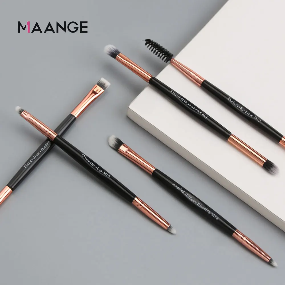 MAANGE 5 Pcs макияж кисти набор Портативный порошок Тени Карандаш для глаз карандаш