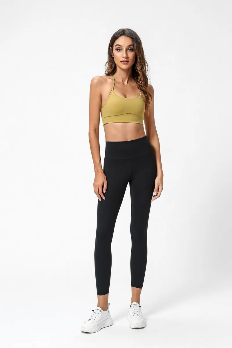 

Cross Beauty Back Yoga Bra Running Fitness Sportswear Chest Pad Underwear Shockproof Athletic Anti-sweat Jogging Training Sexy