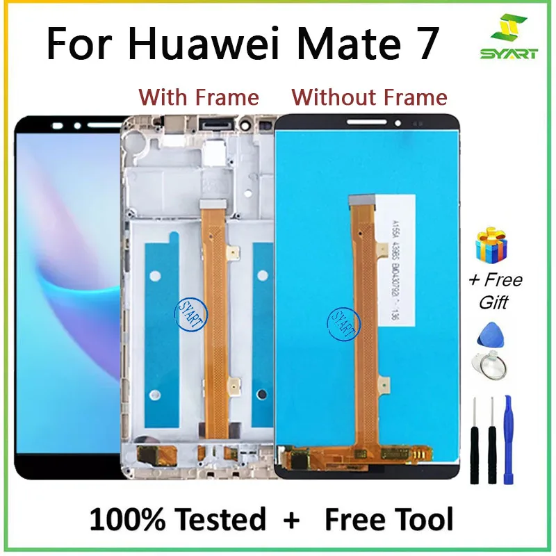 

LCD Dispay Replacement Part For Mate 7 LCD Display Touch Screen Digitizer Assembly For Huawei Mate 7 MT7-L09 MT7-CL00