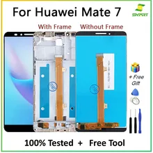 LCD Dispay Replacement Part For Mate 7 LCD Display Touch Screen Digitizer Assembly For Huawei Mate 7 MT7-L09 MT7-CL00