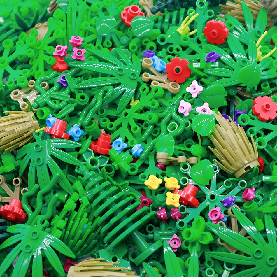 Строительные блоки для растений и деревьев аксессуары в стиле милитари партия