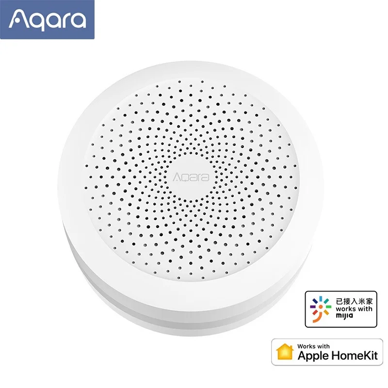 Оригинальный умный шлюз AQara беспроводной WiFi Zigbee подключение RGB светодиодный