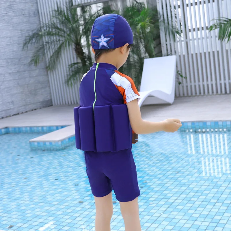 Купальник-поплавок для детей 1-7 лет купальный костюм с регулируемой плавучестью