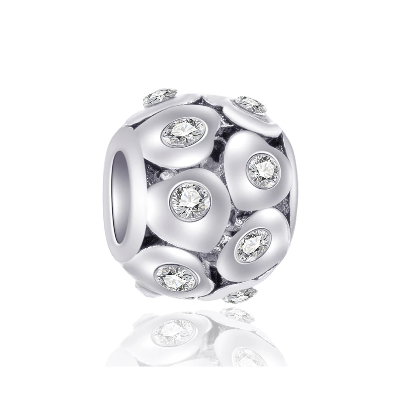 Фирменные модные хрустальные цветы Корона Крест медведь злые сердца шармы