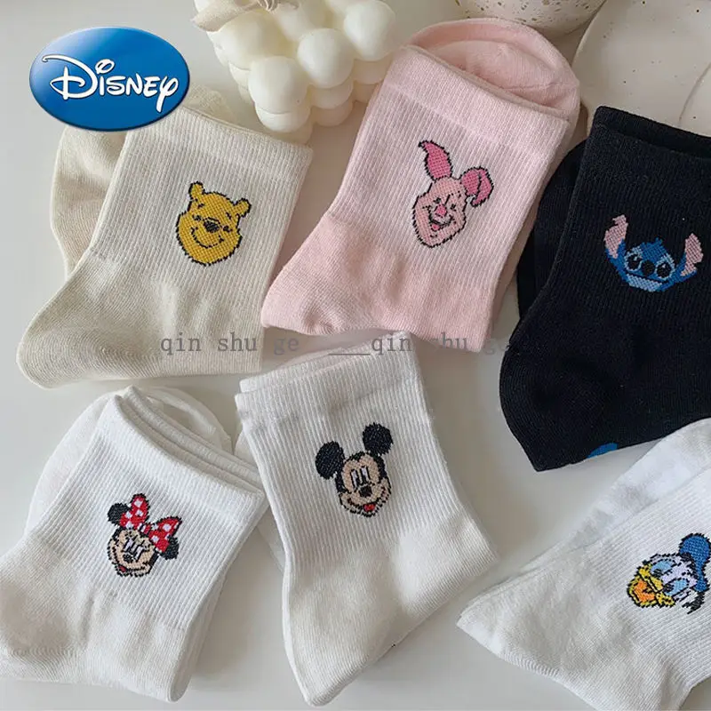 

Disney Mickey Minnie socks female cartoon socks Japanese cute all match socks