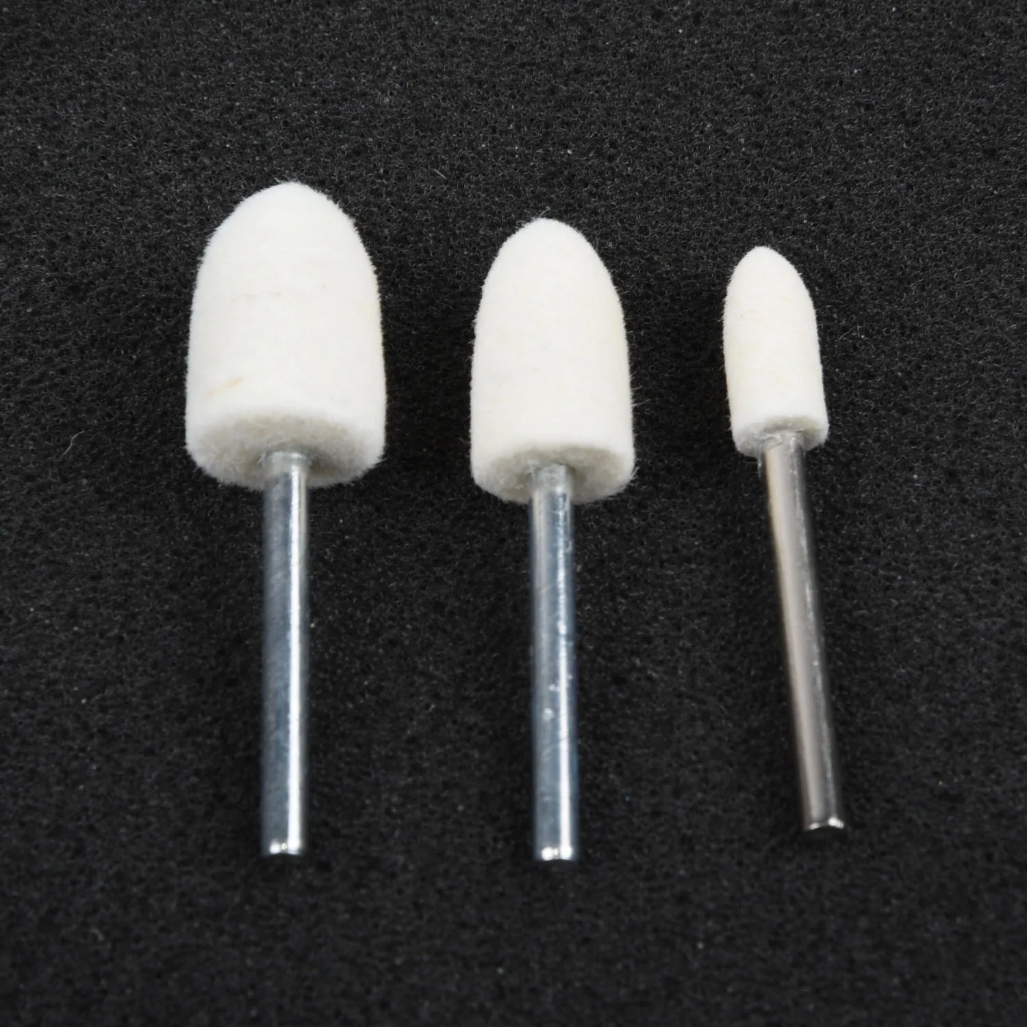

25Pcs Wool Felt Polishing Buffing Pad Grinding Head Set For Rotary Tool