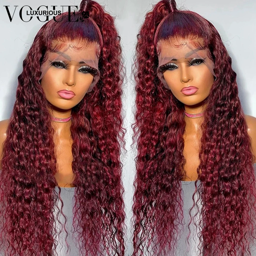 

Red Curly Lace Front Human Hair Wigs Brazilian Colored Ginger Brown Lace Front Wig 13x4 Lace Frontal Wig Human Hair Closure Wig