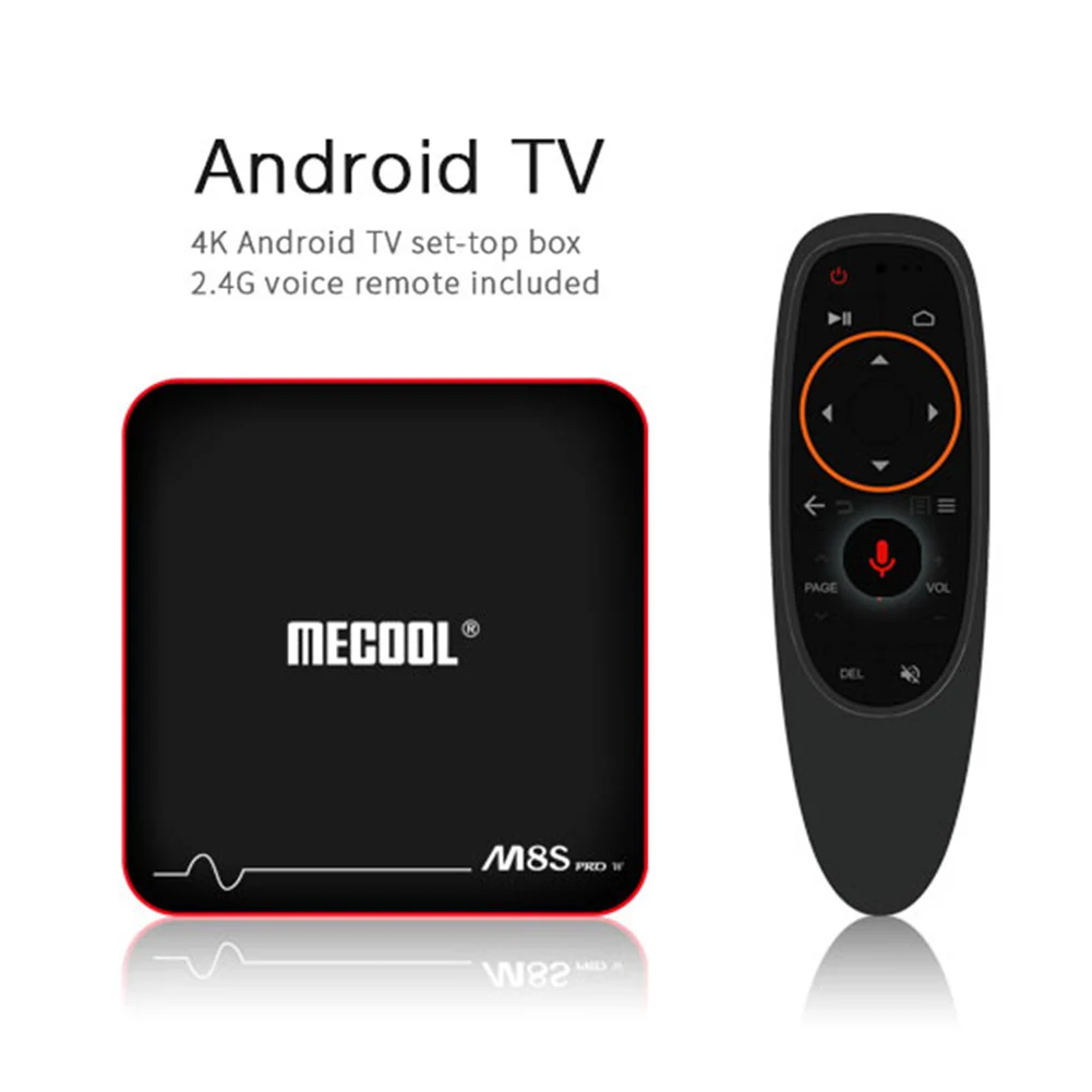 

2+16GB HD Set Top Box Smart 4K TV Voice Control Android 7.1 Wifi 2.4G