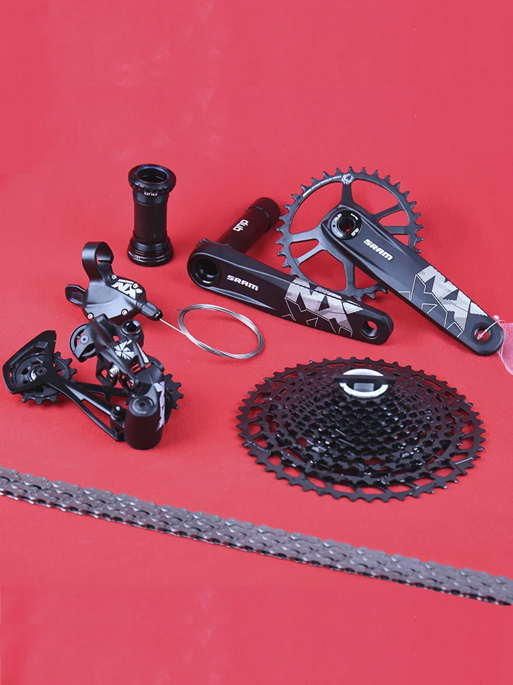 Набор для велосипеда SRAM NX EAGLE 1x12, 12 Скоростей, цепной шатун переключателя триггерный переключатель передач, кассета SX PG1210 PG 1230 11-50T - изображение