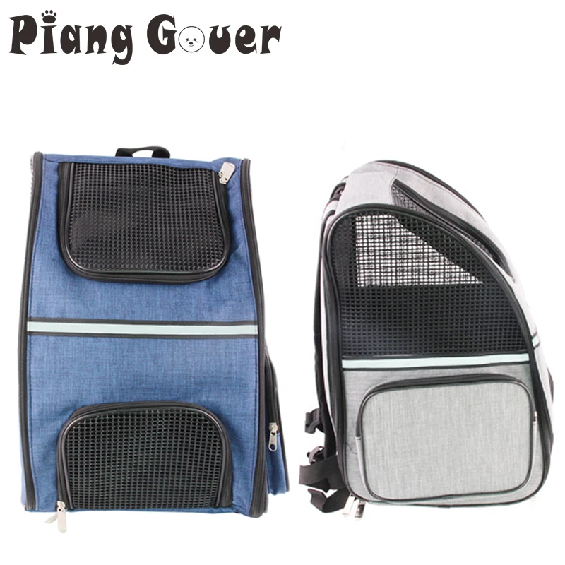 Рюкзак для путешествий переноски домашних животных сумки кошек дышащая складная