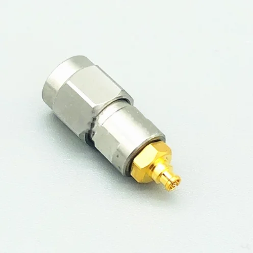 Adaptador de prueba de onda de acero inoxidable, conector hembra a macho de 2,92mm, de alta frecuencia, DC-26.5G-0