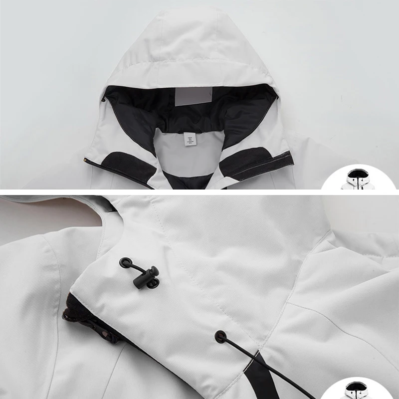 2019 зимняя мужская спортивная куртка с капюшоном теплые толстые мужские лыжные