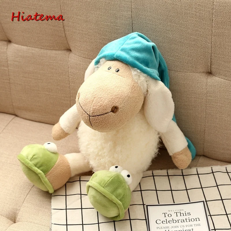 

25 to 50cm Wool Velvet Toy Cute Ball Small Pillow Plush Lamb Doll Kids Children Gift Home Decoration Craft