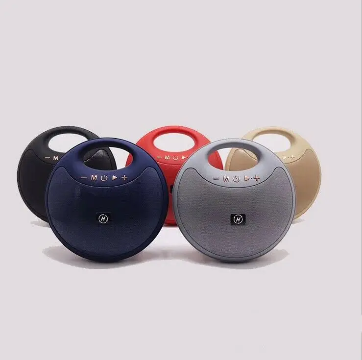 Горячие Портативный беспроводной Bluetooth динамик стерео сабвуфер TF USB AUX FM Boombox