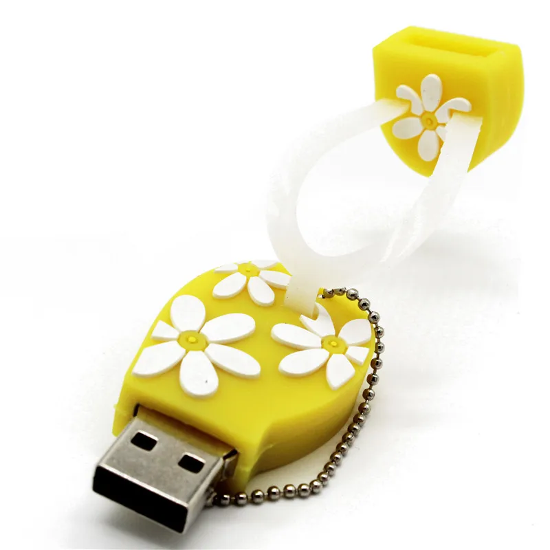 Напиши мне мультфильм 64 Гб Симпатичные шлепанцы USB флэш накопитель 4 ГБ 8