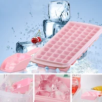 ice cube tray with lid and bin 55 mini nuggets ice mold for freezer comes with ice container scoop and cover good size kitchen