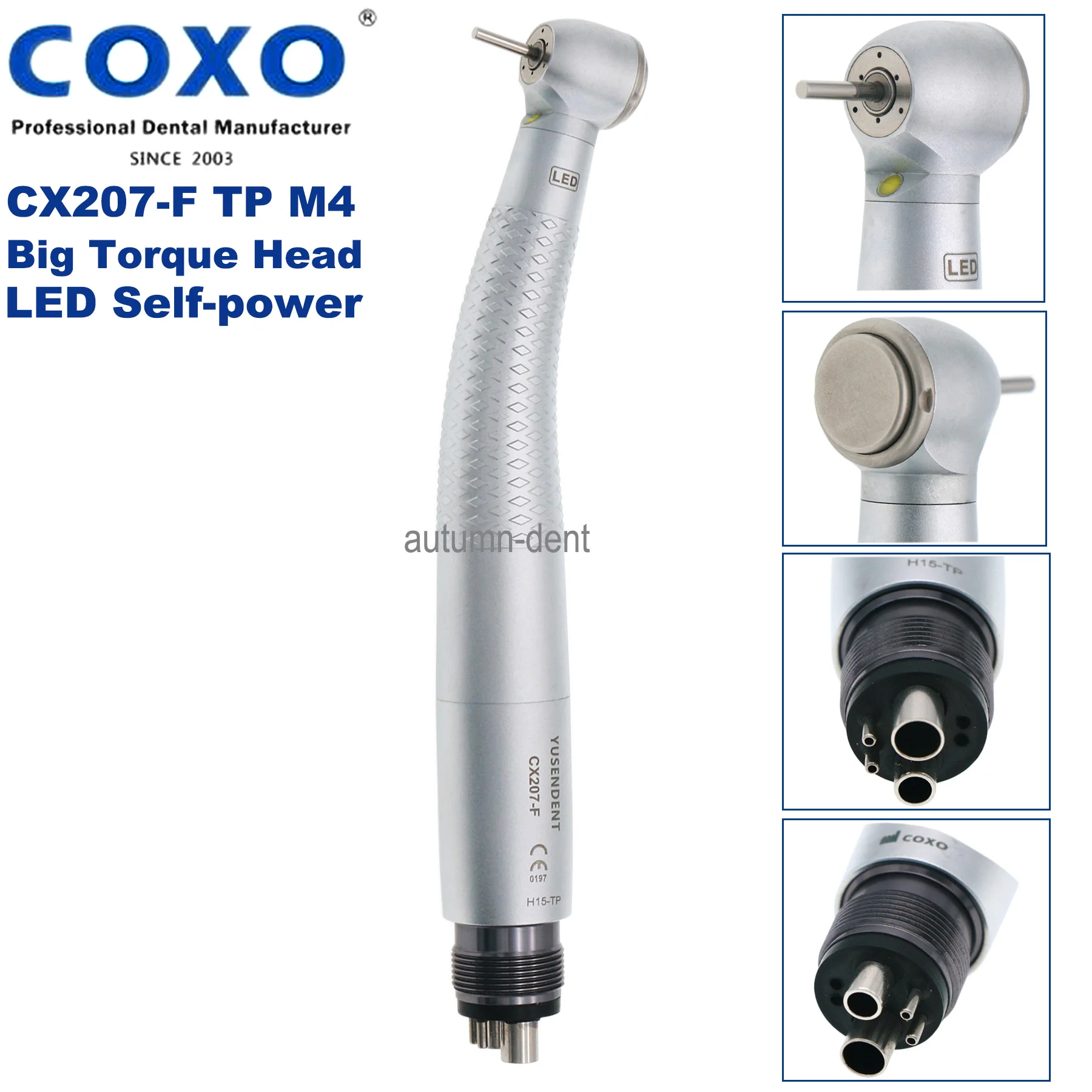 Высокоскоростной наконечник для воздушной турбины 4 отверстия | Красота и