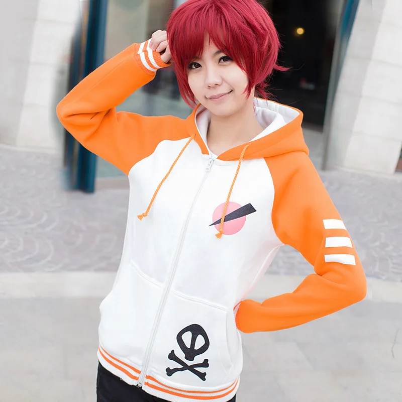 

Anime Hitman Reborn Cosplay Hoodies Zipper Coat Sawada Tsunayoshi Thicken Cotton Hoodie Sweatshirt Costume