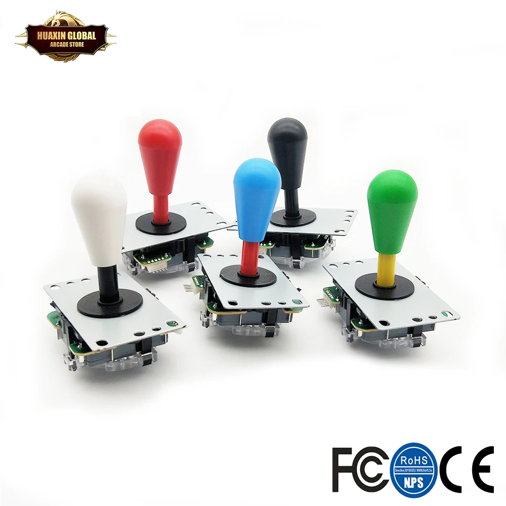 2 шт копия Sanwa 5Pin 8Way джойстик с американским мячом для Аркады pandoras коробка игровой
