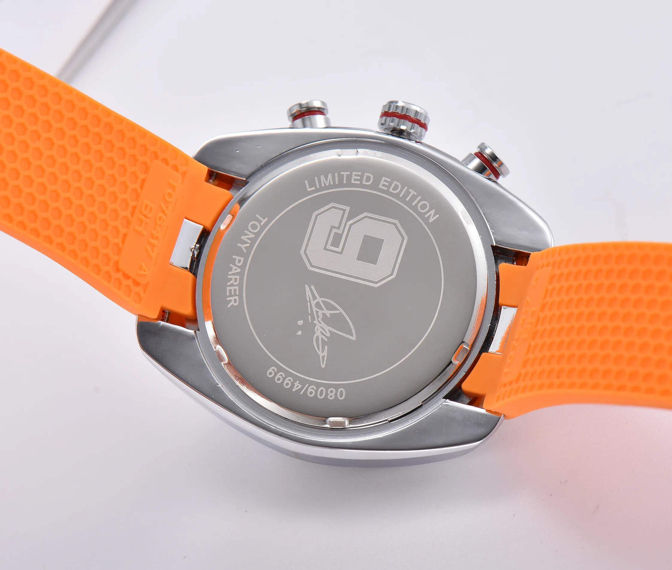 

Custom luxury brand men's AAA high-quality calfskin watch high-end men's watch full-featured chronograph stopwatch