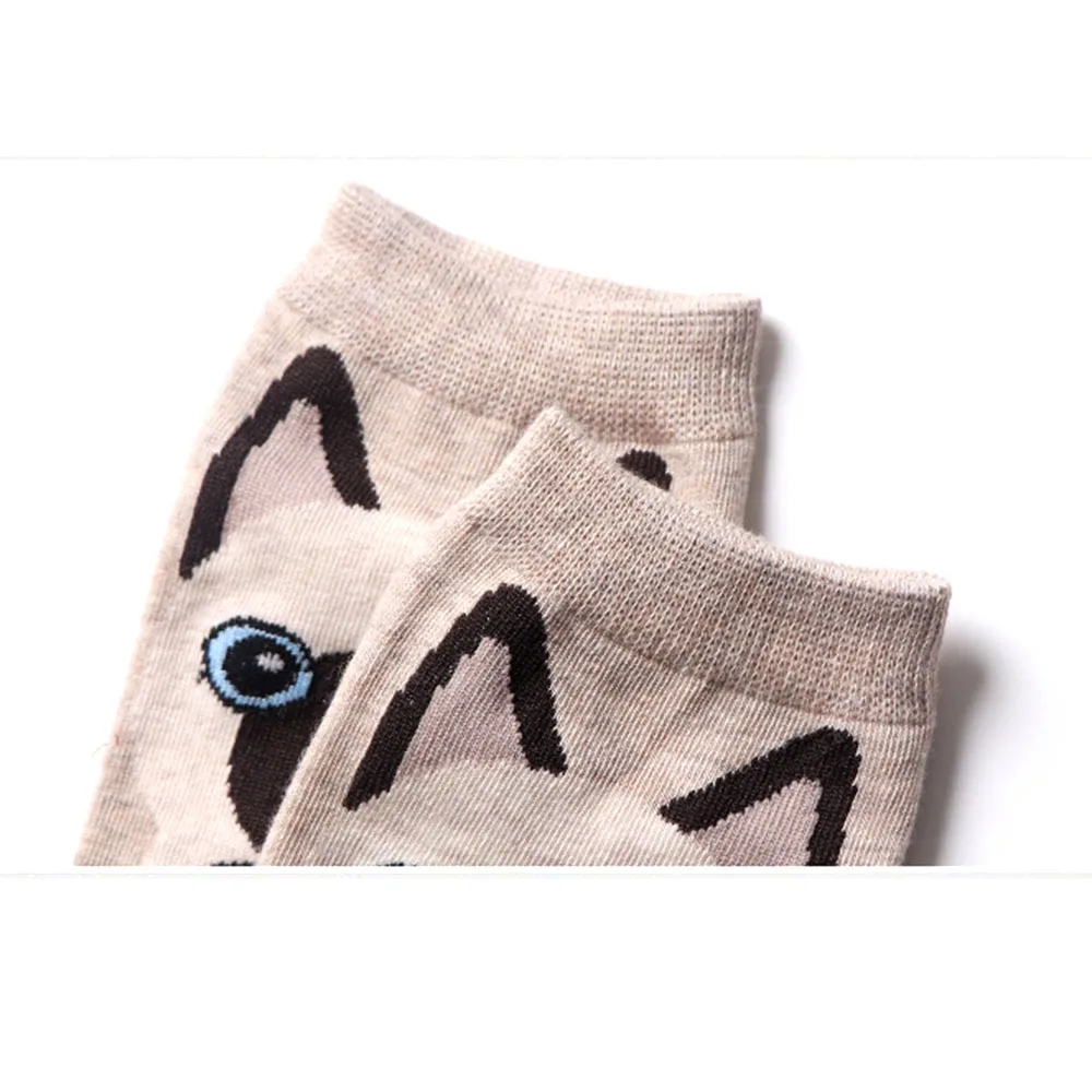 1 пара унисекс парные носки милая картонная рисунок Hello Kitty Носки с рисунком кота