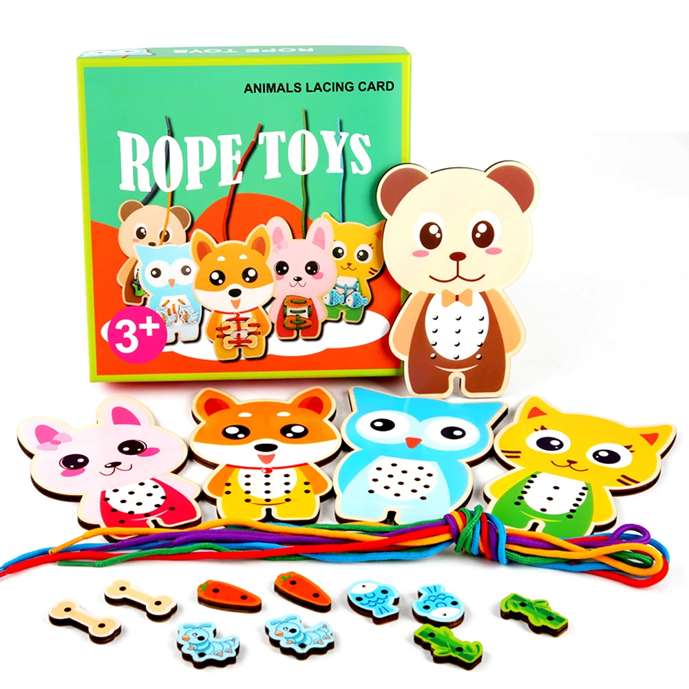 Развивающие игрушки деревянная резьба игрушка Раннее Обучение обучающая