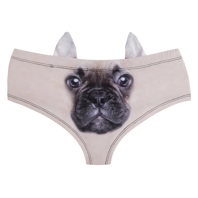 Забавное модное дамское нижнее белье женские пикантные трусики с 3D рисунком