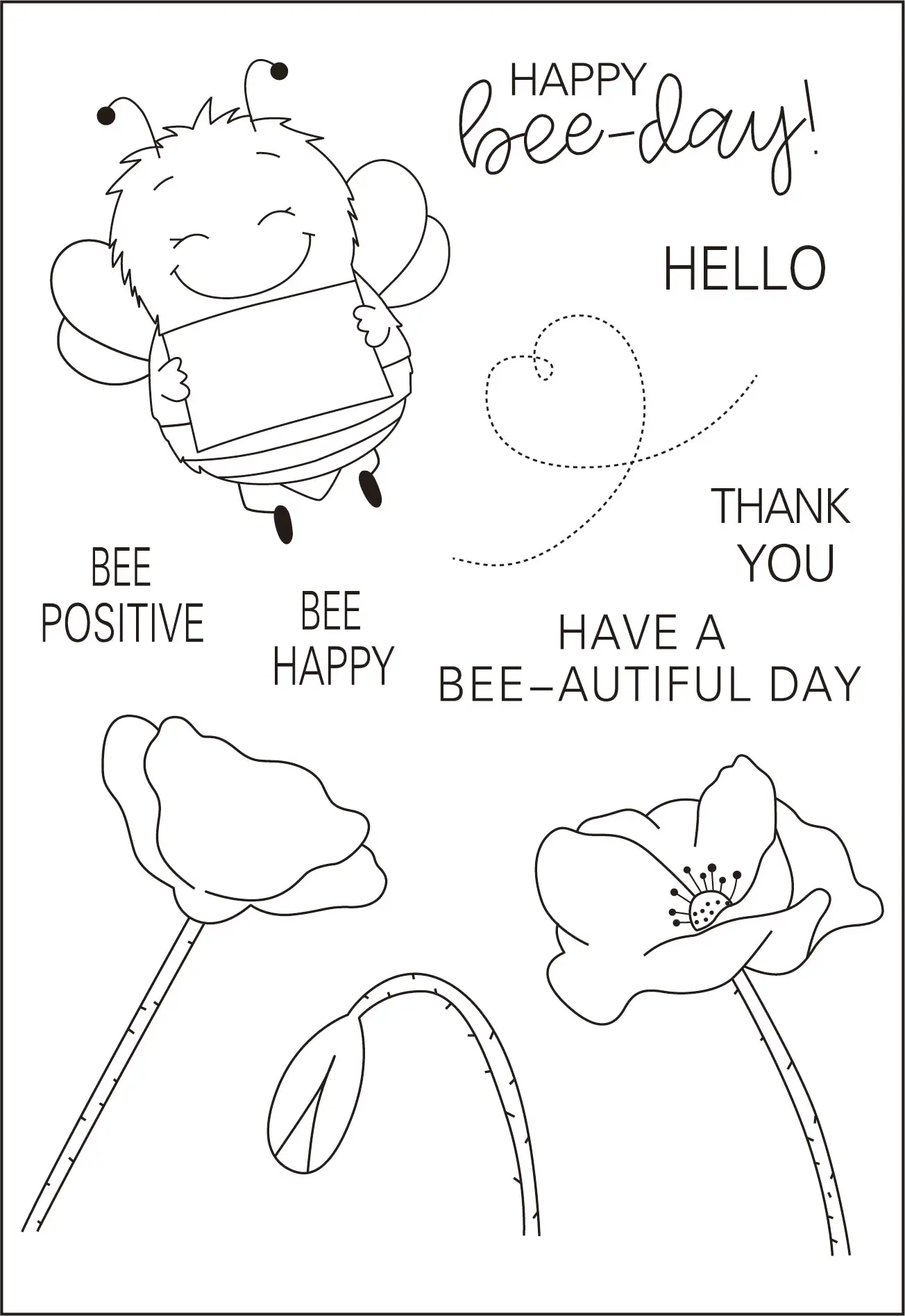 11x16 пчела прозрачные силиконовые штампы для скрапбукинга/изготовления