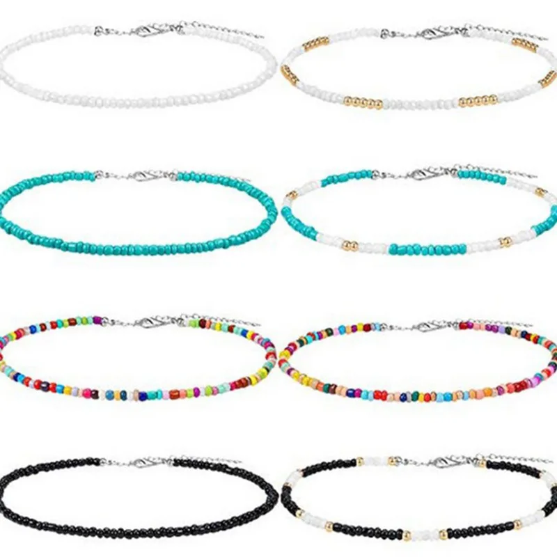 BUDROVKY новое ожерелье в богемном стиле короткое чокер ручной дикий Цвет бусы