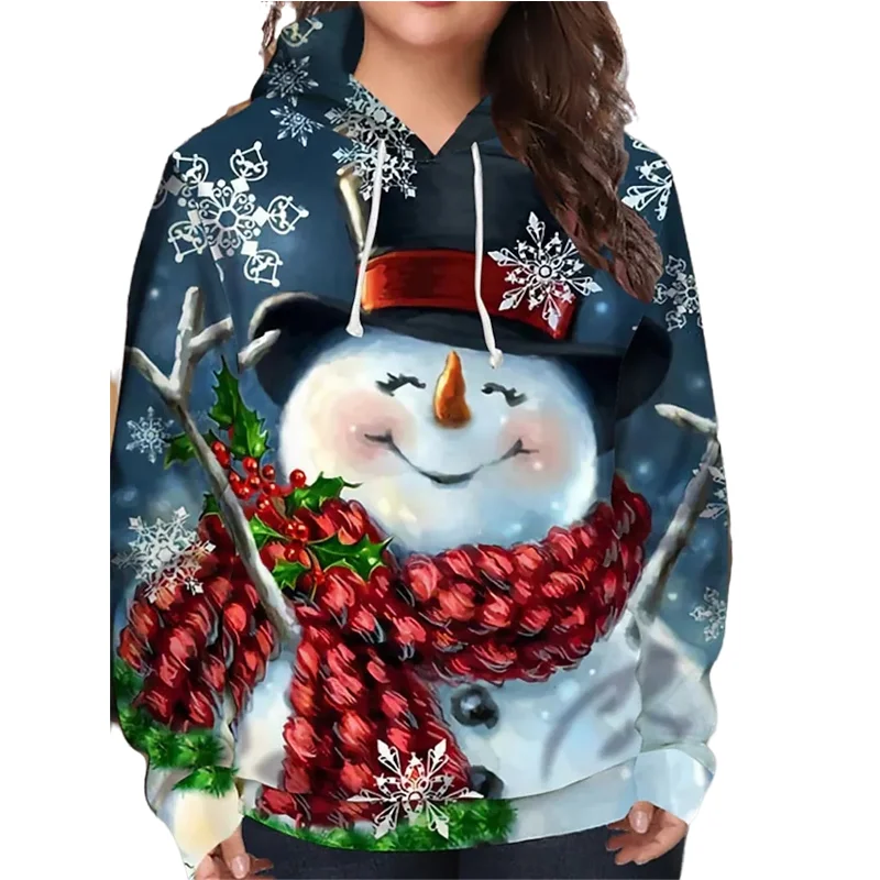 

Autumn and Winter Women Harajuku Hoodie Clothing Clothes Women Plus Size Feminino Christmas Pullovers Moda Mujer худи с принтом