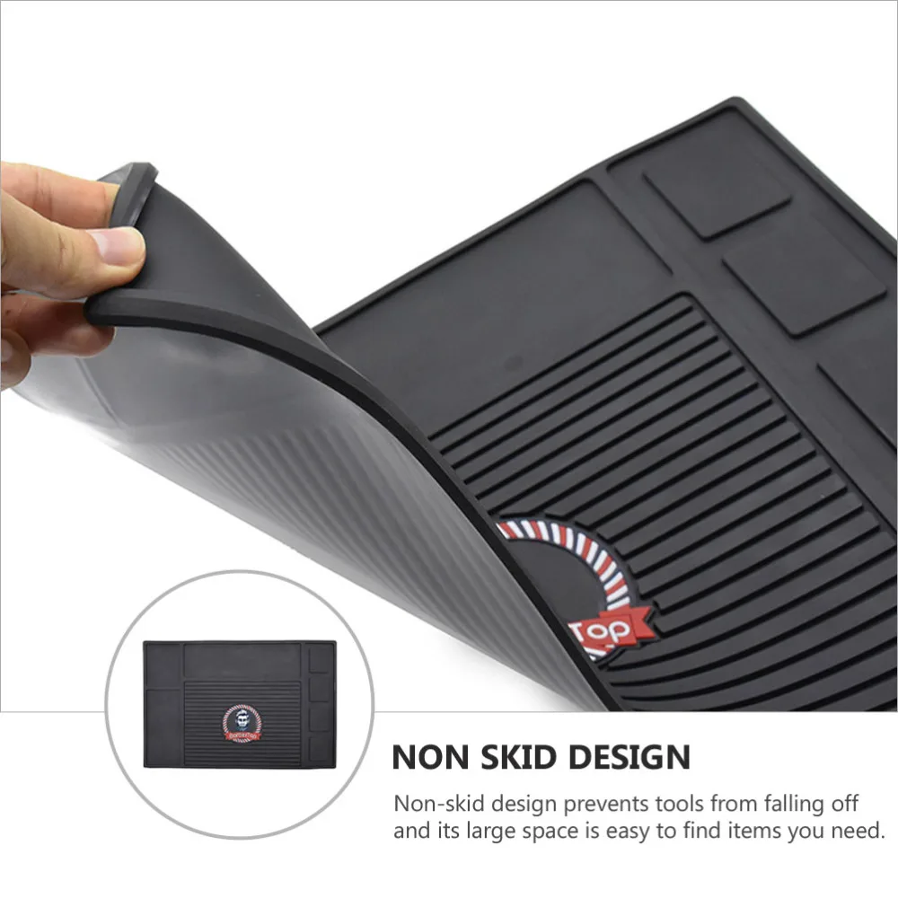 

Barber Hairdresser Hair Trimmers Pad Barber Hair Clippers Mat Station Mat