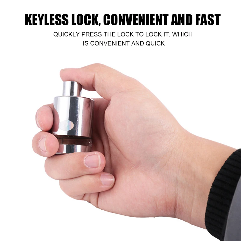 Замок для велосипеда из нержавеющей стали водонепроницаемый | Спорт и