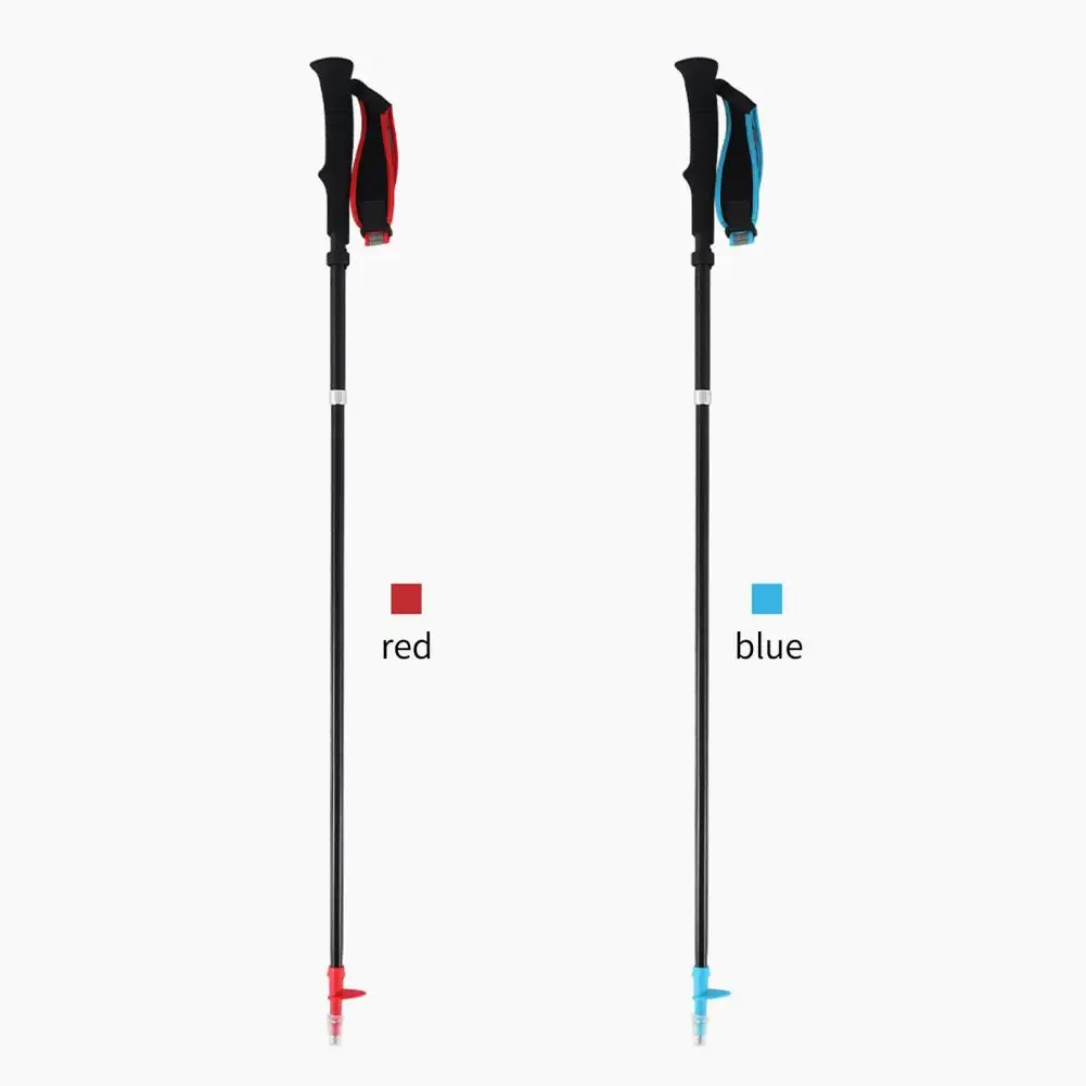 

Trekking Pole 4-sections Foldable Outdoor Aluminum Alloy Ultralight Walking Stick Climbing Walking Stick Climbing