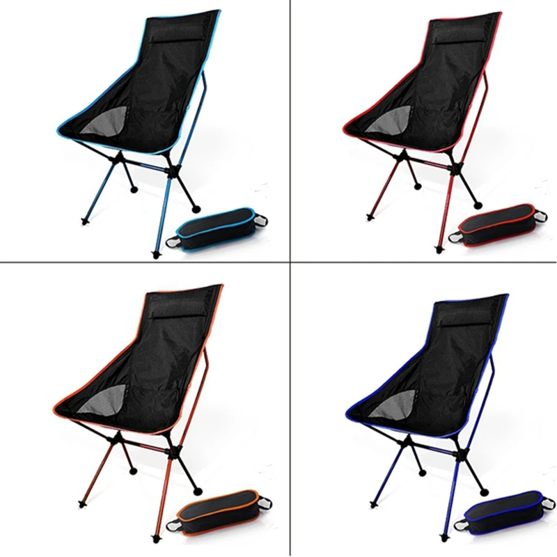 

Folding High Back Moon Chair With Carrying Bag,For Beach Fishing