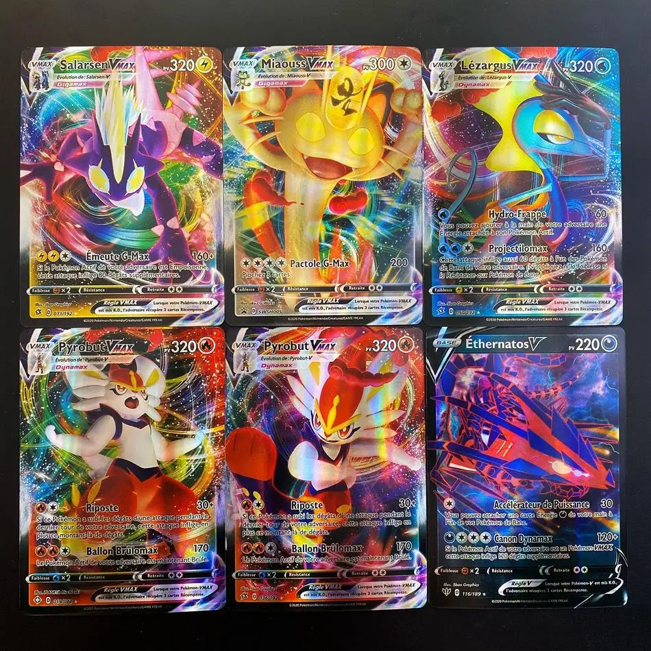 100 шт. Детские карты покемона 50 В в | Игрушки и хобби