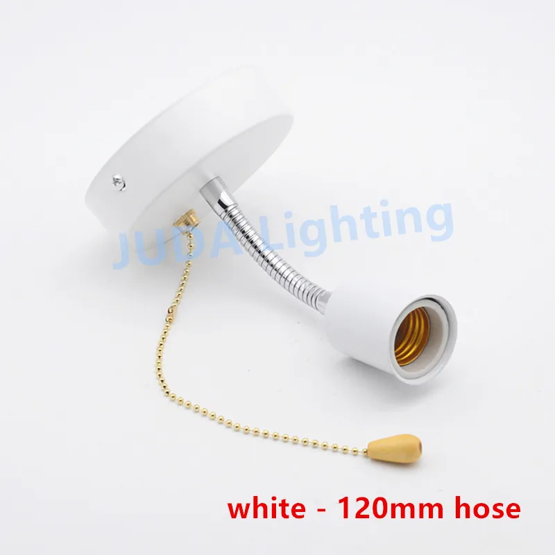 Потолочный навес в виде Розы с вытяжным переключателем на молнии и шлангом E27