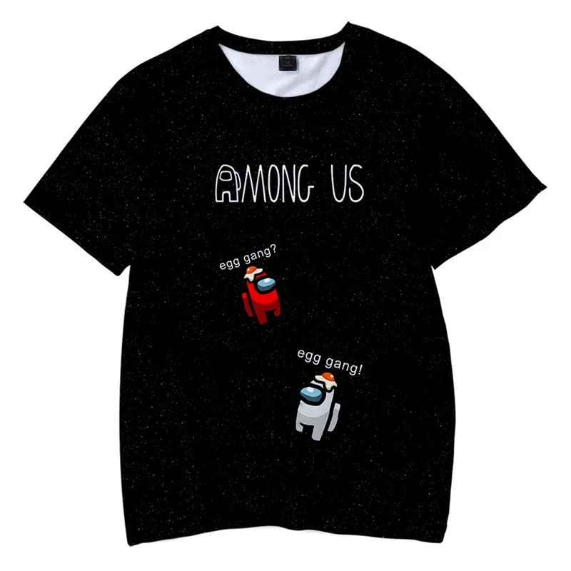 

3D Printed Men's and Women's Street Leisure Sports Short Sleeve Summer Children's T-Shirt Game Animation Space Werewolf Kill