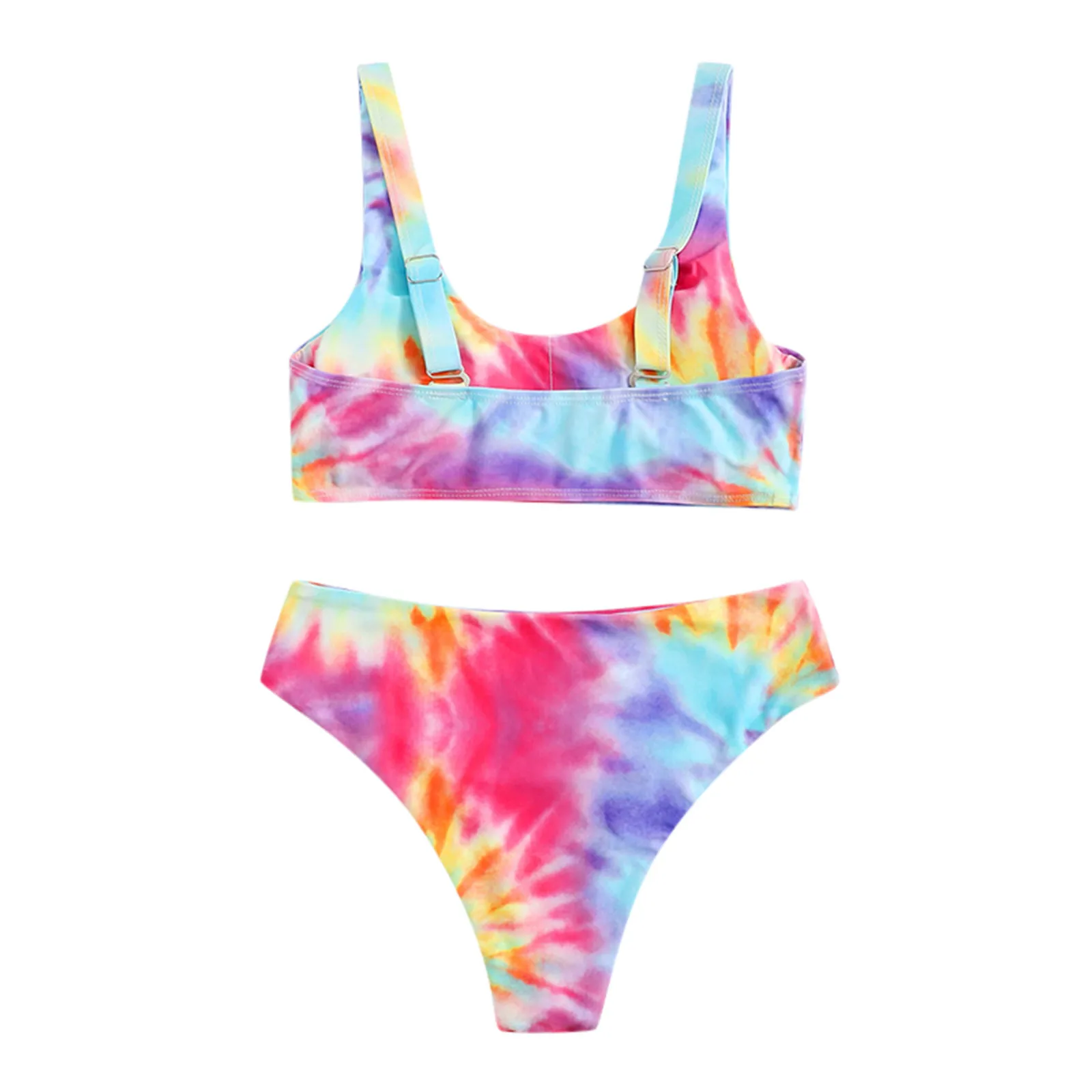 

NEW 2021 Bikini Set Women Swimwear Push Up Swimsuit Top Solid Bottom Print Brazilian Biquini Bathing Suit Swim Wear Beach