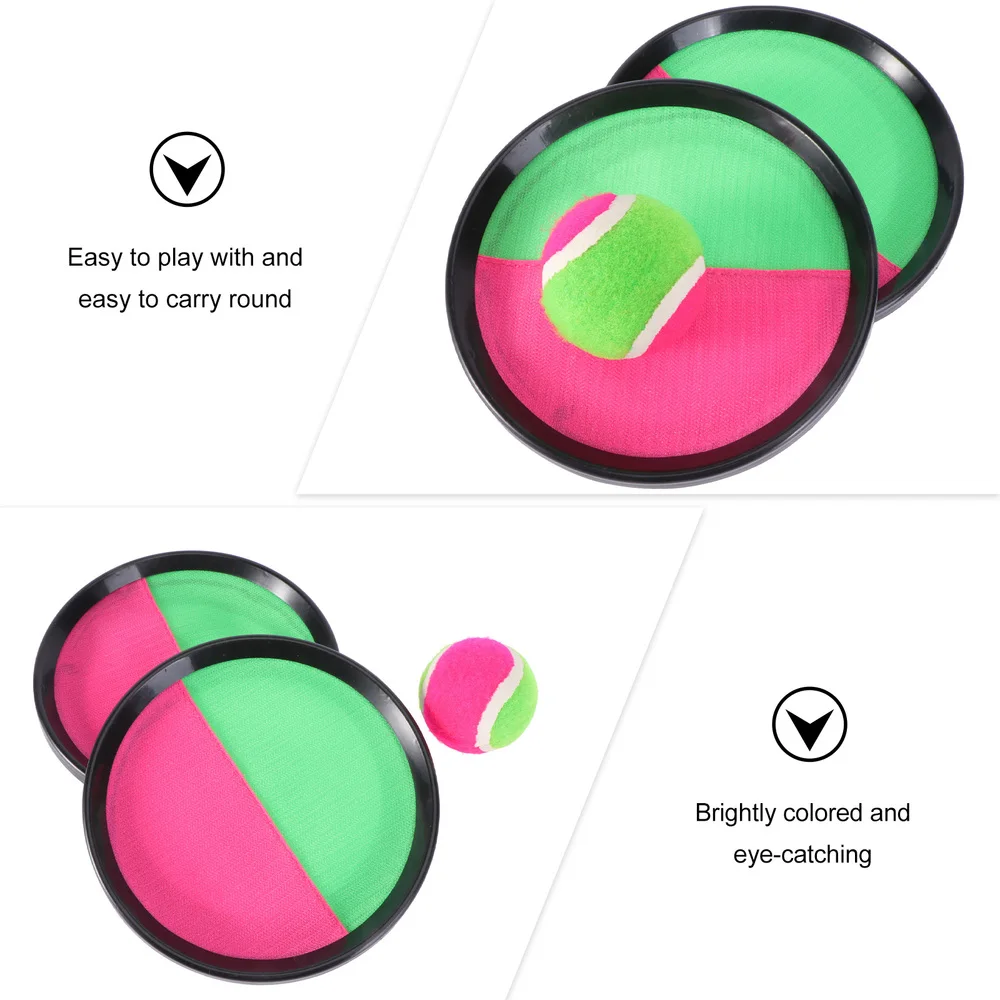 

Paddle Tennis Toy Ball Toss and Catch Sports Ball Throw Catch Bat Ball Game Set