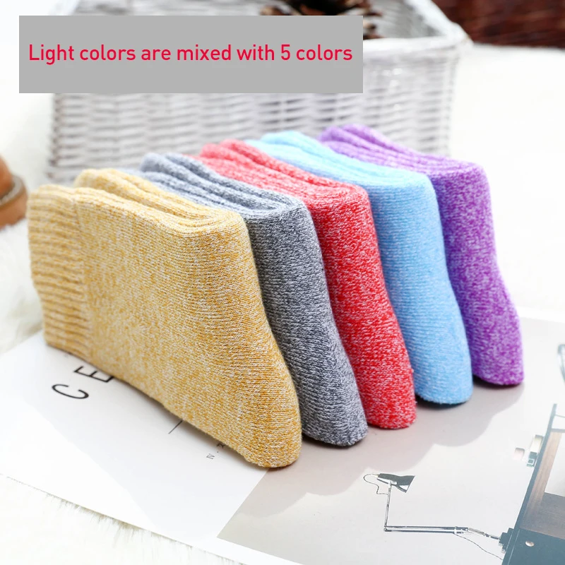 Носки женские зимние теплые шерстяное кашемировое платье повседневные