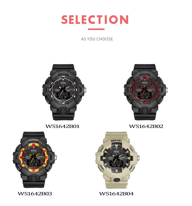 

Blue Camouflage Fashion Sports Watches Men Digital Wrist watches Man Student Quartz Electronic Dual Display Wristwatches