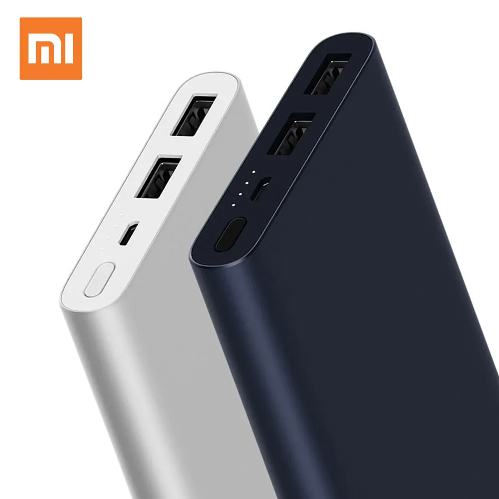 Внешний аккумулятор Xiaomi Power Bank 2 Mi портативное зарядное устройство 10000 мАч Micro USB