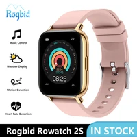 rogbid rowatch 2s 1 69 inch smartwatch men full touch multi sport mode with smart watch women heart rate monitor for ios android