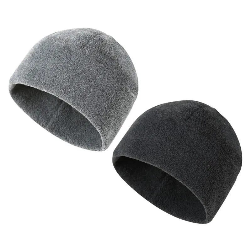 Зимняя Флисовая теплая шапка мужская Военная Тактическая трикотажная с черепами