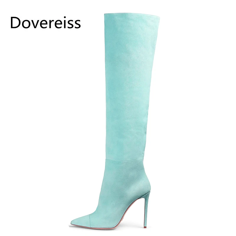 

Женские сапоги до колена с острым носком, размеры 34-45