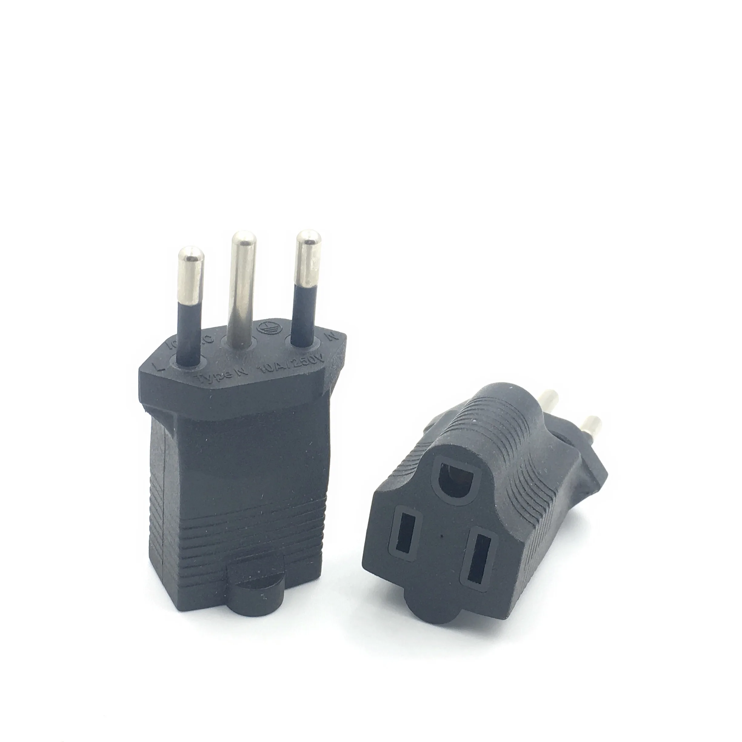 Бразильский в США адаптер переменного тока бразильский 3 контактный штекер Nema 5 15R