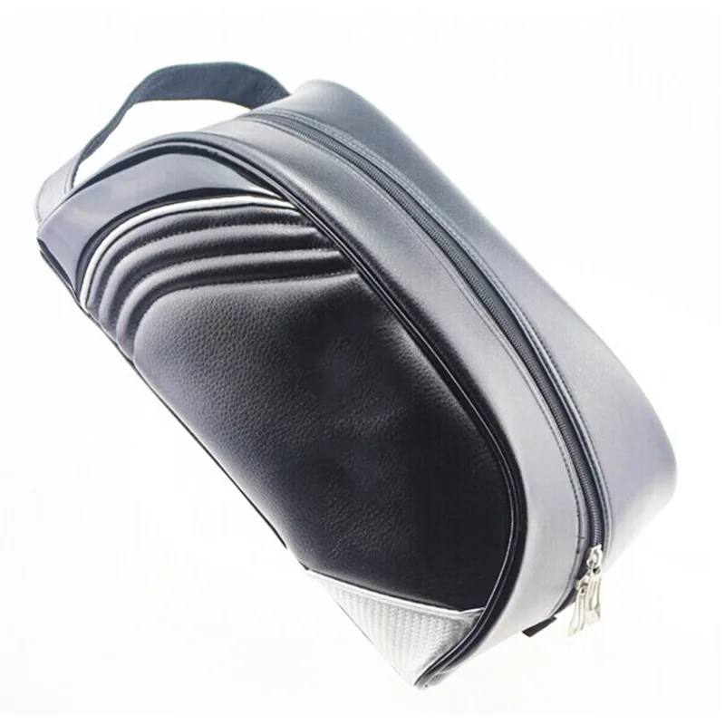 

Golf shoe bag dustproof and waterproof PU shoe bag multifunctional clutch bag sundries storage bag portable bag