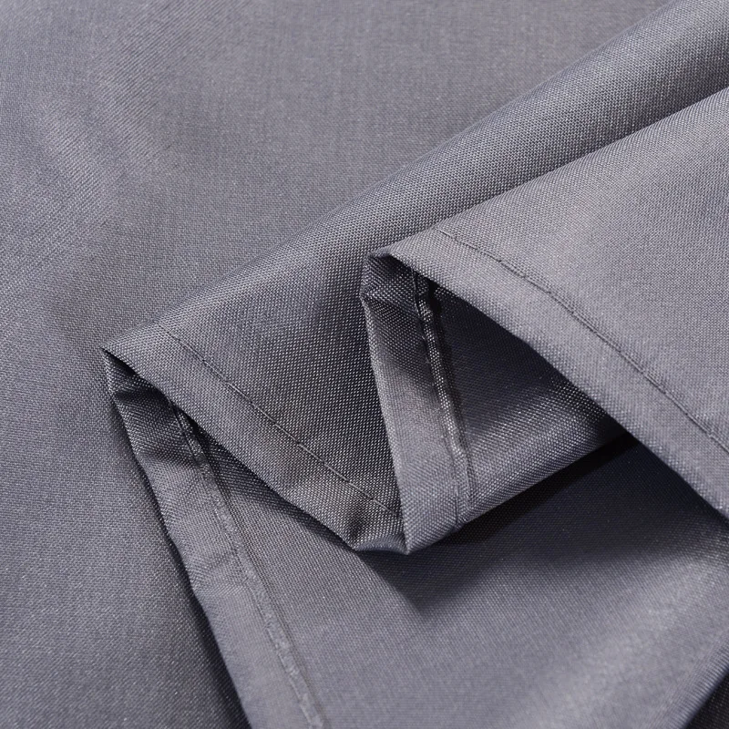 Современные занавески для душа утолщенные темно серые однотонные из